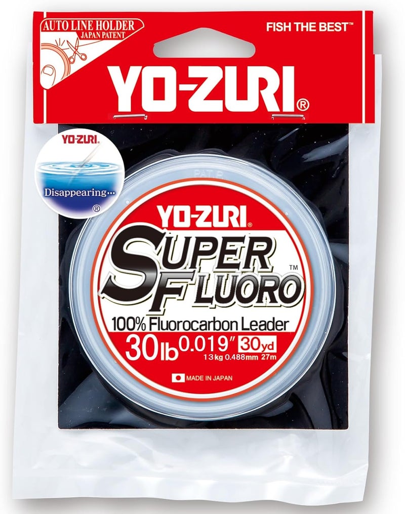 DUEL Yo-Zuri YZ-SF-30LB-NCL-30YD: Superfluoro 30Yd 30Lb, Natural Clear - Image 1